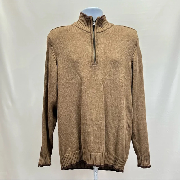 COLUMBIA Men’s mock neck 1/2 zip pullover sweater size M. - Picture 6 of 14